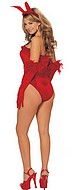 Costume set for red bunny